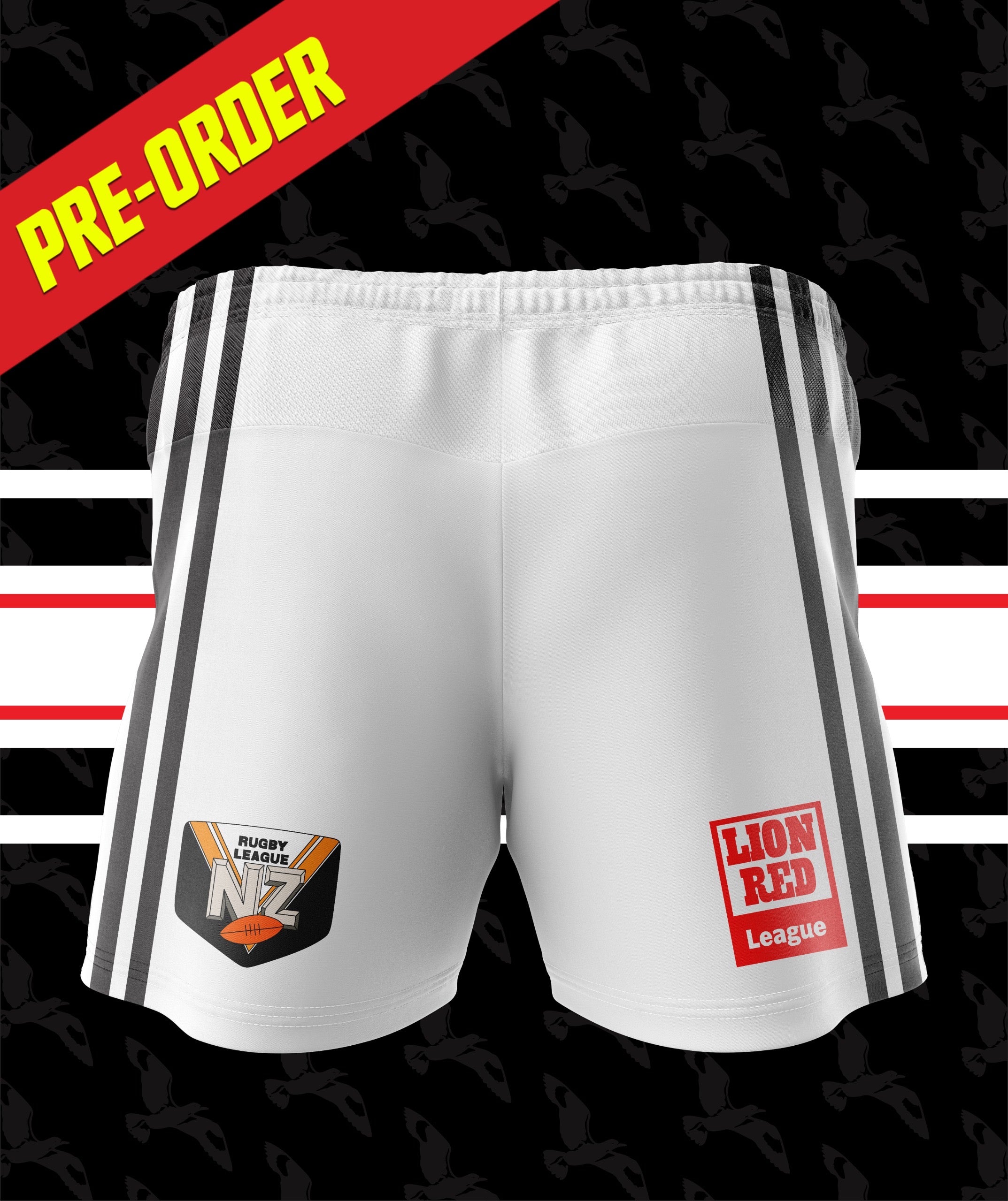 Vintage Castlecliff Seagulls RL Shorts White $50