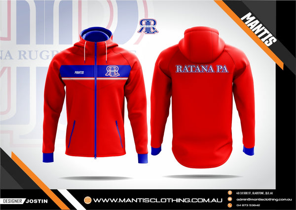 Ratana Pa Rugby League Zip Up Hoodie