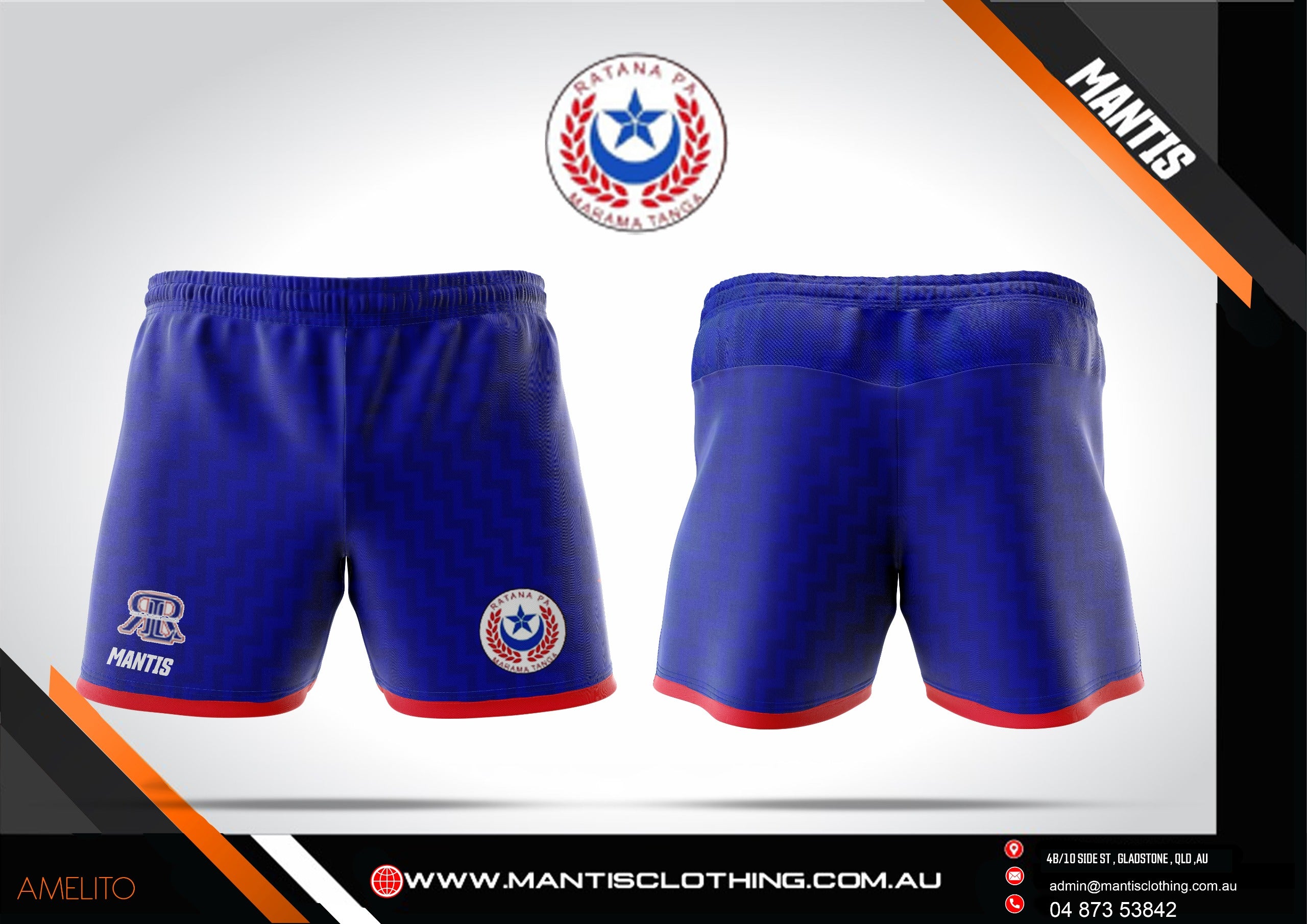 Ratana Pa Rugby Rugby Shorts